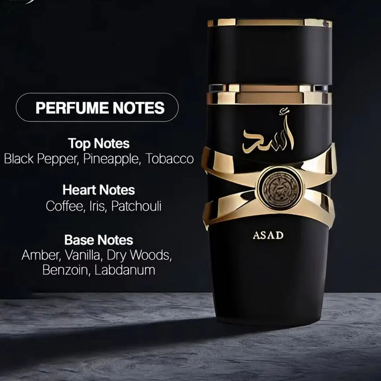La Asad Eau De Parfum Spray - Oriental Spicy Fragrance For Unisex, 3.4OZ Khamik Shop Online