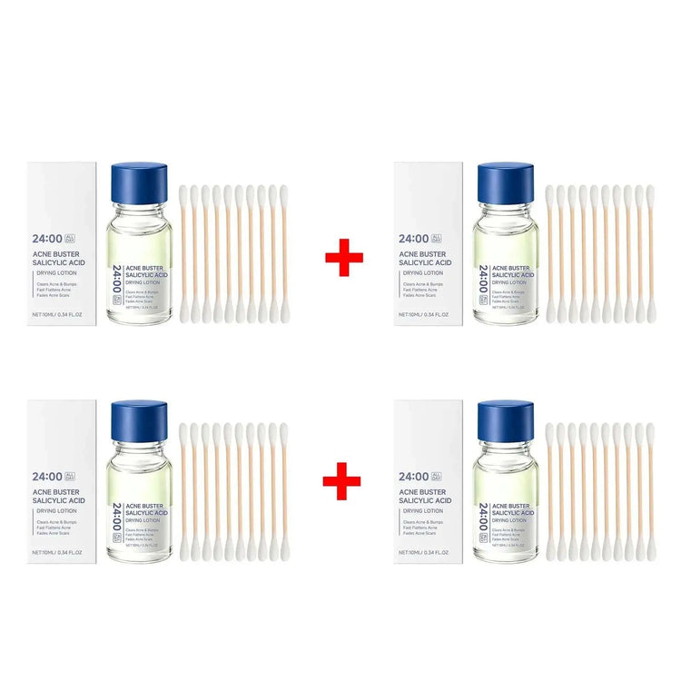 Salicylic Acid Drying Lotion Face Serum with Cotton Swab– Reduce Pimples & Breakouts Fade Acne Scars Minimize Pores Skin Renewal Khamik Shop Online