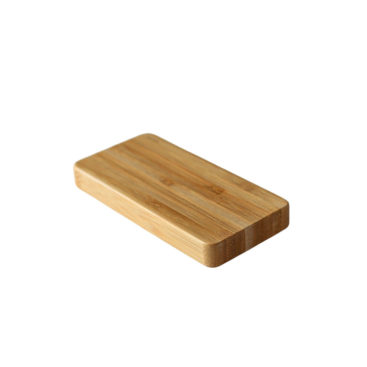 Compact Bamboo Power Bank - Portable Phone Charger Fuchsia Metis