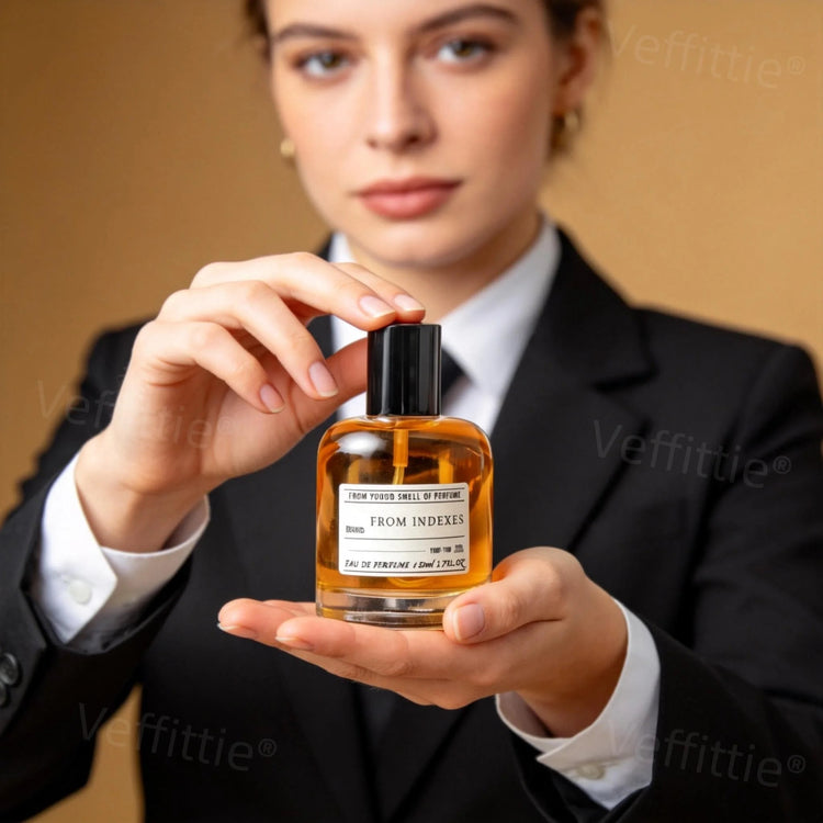 Executive Spicy Wood Eau De Parfum 1.7oz, Woody Citrus Blend Amber Bottle, Office Formal Aroma, Professional Wear, All Day Fresh Khamik Shop Online