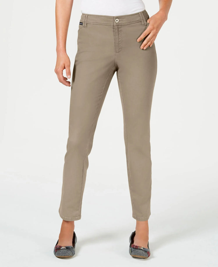 Charter Club Petite Chino Pants Amber Chrysippus