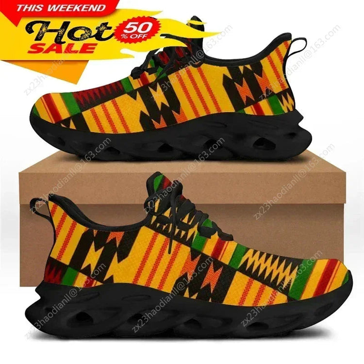 African Ethnic Tribal Pattern Sneaker for Male New Men&