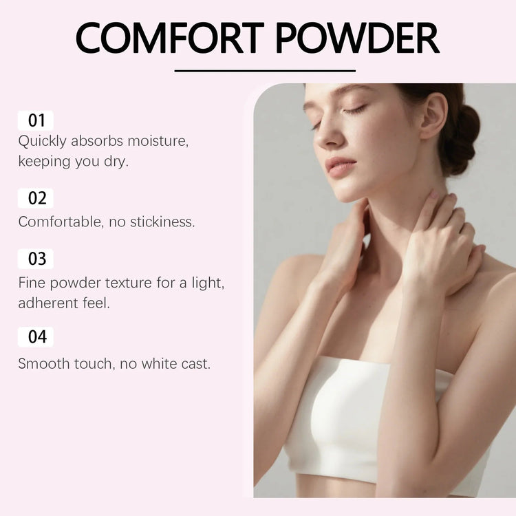 OceAura Body Powder Anti Sweat Armpit Groin Smooth Skin Soothing Comfortable Refreshing Odor Eliminator Anti Chafing Powder 100g Khamik Shop Online