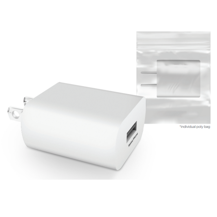 HyperGear Single USB Lightweight Compact Wall Charger 2.4A ETL Sky Iapetus
