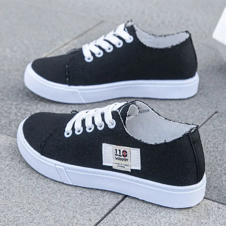 2026 Spring Summer Women Canvas Sneaker Low Top Denim Sneakers Ladies Popular Flat Canvas Board Shoes Female Sapatos Femininos Khamik Shop Online