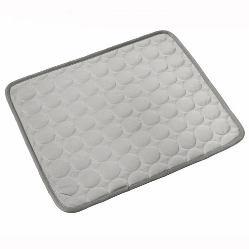 Pet Summer Portable Ice Silk Cooling Pad Maroon Asteria