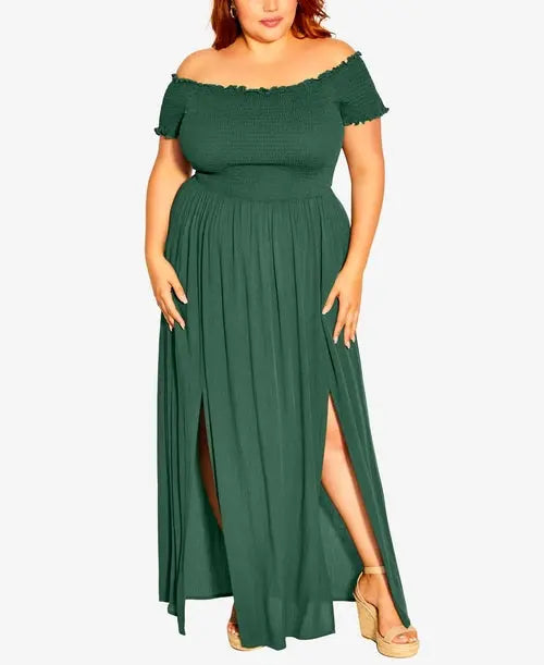 City Chic Trendy Plus Size Summer Passion Maxi Dress Amber Chrysippus