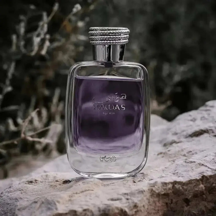 Eau de Parfum Rasasi Hawas Intense Fresh Long-Lasting 3.33 oz for Men Khamik Shop Online