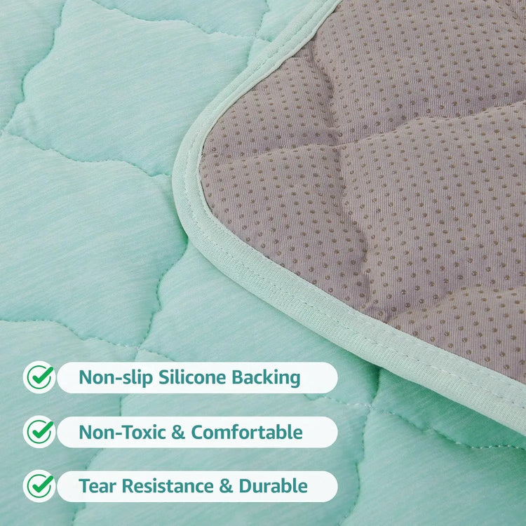 Dog Cooling Mat For Large Dogs 40 X 28 Inches With Anti-Slip Bottom Durable Washable Non Toxic Cold Crate Pad For Pets Cats Indoor Outdoor Use Sofas Bed And Floor Khamik Shop Online