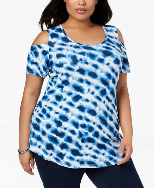 Plus Size Cold-Shoulder Top Amber Chrysippus