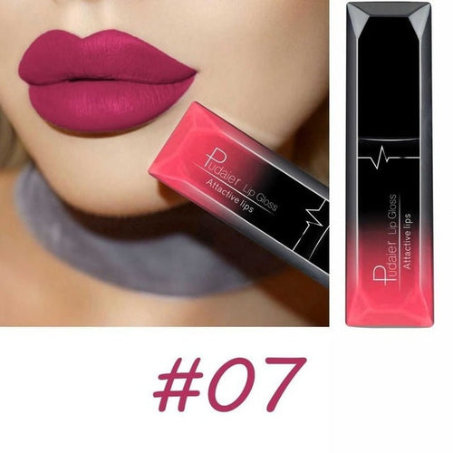 Makeup matte matte lip gloss lipstick Periwinkle Abderus