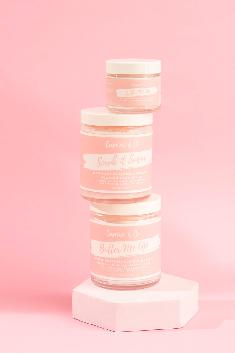 Foaming Body Scrub - Sugared Blackberries + Pink Cotton Candy Ivory Electra