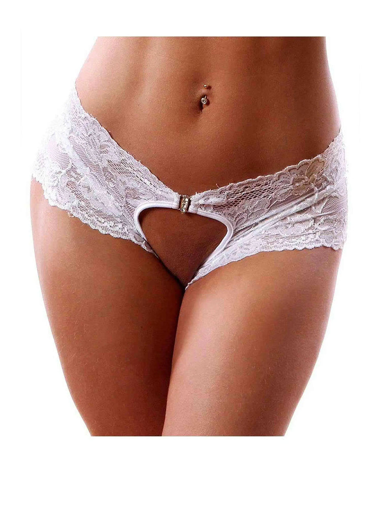 Sexy Lace Open Pantie Harlequin Icarus