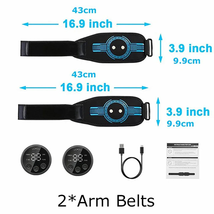 EMS Belt Massage Set Abdominal Fitness Device Intelligent Belt Full Body Muscle Stimulation Trainer USB Charging Version Khamik Shop Online