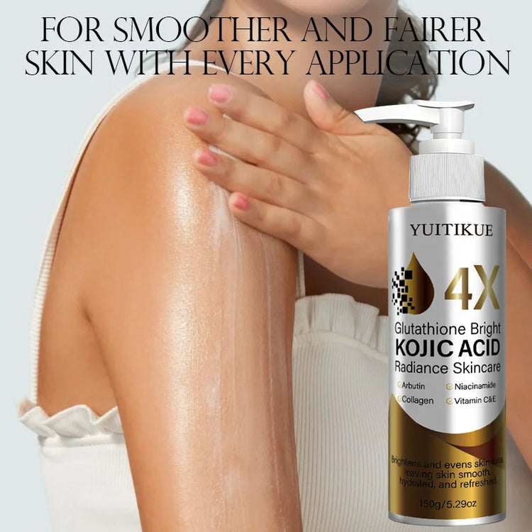 YUITIKUE 4X Glutathione Kojic Acid Serum | With Arbutin & Niacinamide | Brighten & Even Skin Tone 150g Khamik Shop Online