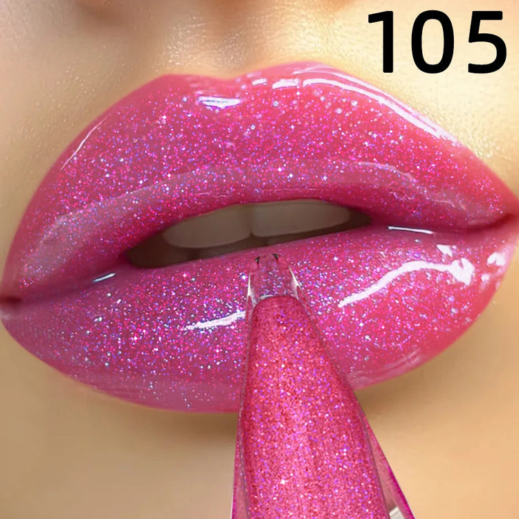 8 Colors Moisturizing Lip Gloss Shimmer Glitter Long Lasting Lip Oil Gloss Care the Lips Korean Makeup Gifts Pink Plumping Lips Khamik Shop Online