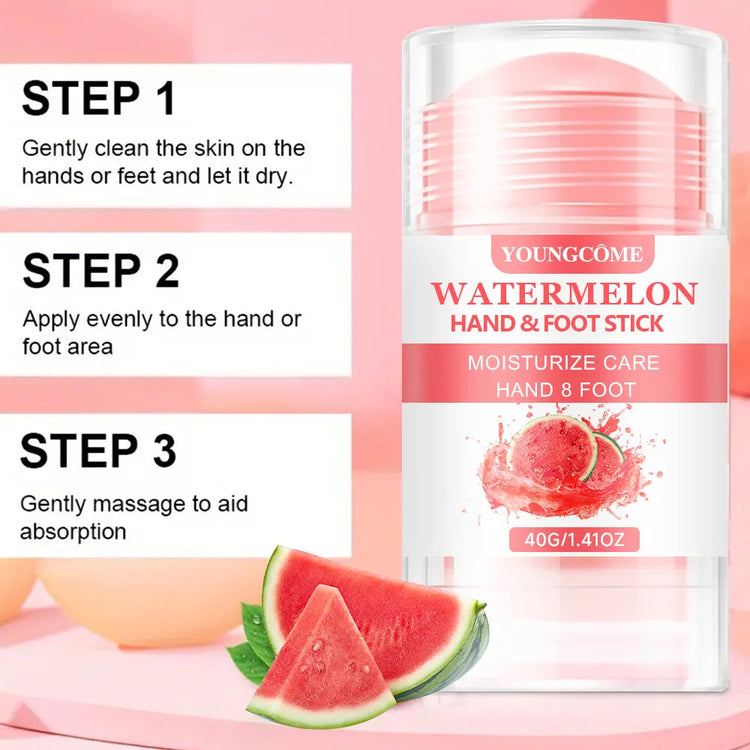 Ultra-Hydrating Watermelon Foot Cream For Softening Dry Cracked Feet Gentle Exfoliation Daily Foot Care Khamik Shop Online