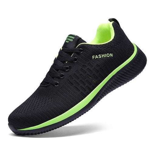 Men Lightweight Running Sneakers Yellow Pandora