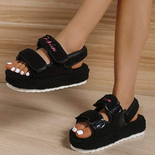 Summer Flats Women Sandals Fashion Female Platform Sandals Silver Juneberry