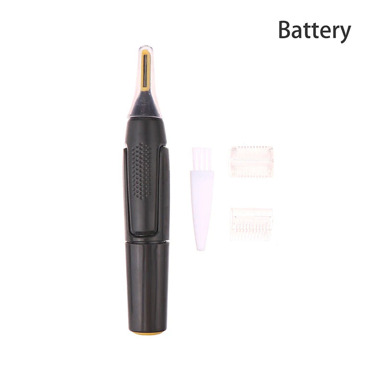 Ultra-Thin Electric Nose & Ear Trimmer: Waterproof Precision Shaver for Men - Portable & Safe Grooming Khamik Shop Online