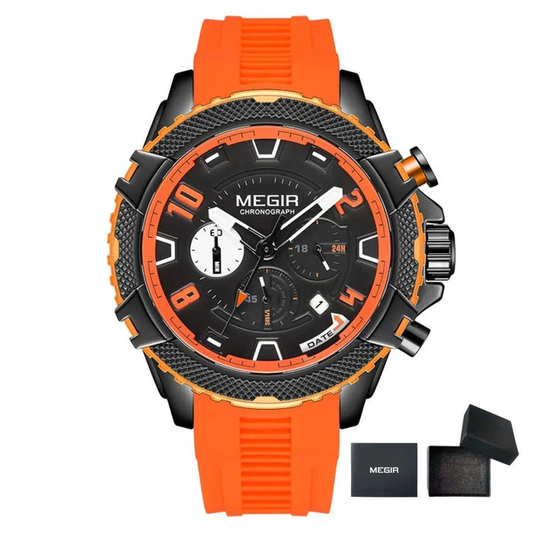 MEGIR 48MM Dial Chronograph Men&