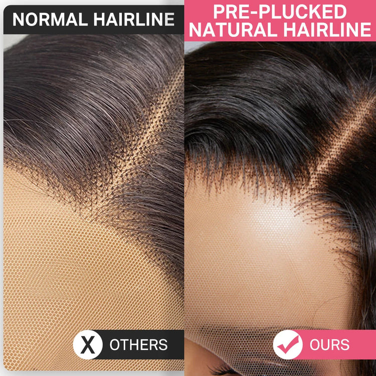 Deep Wave 40 30 inch 13x6 HD Transparent Lace Front Human Hair PrePlucked Brazilian Deep Wave Lace Frontal Wig with Deep Hair Khamik Shop Online