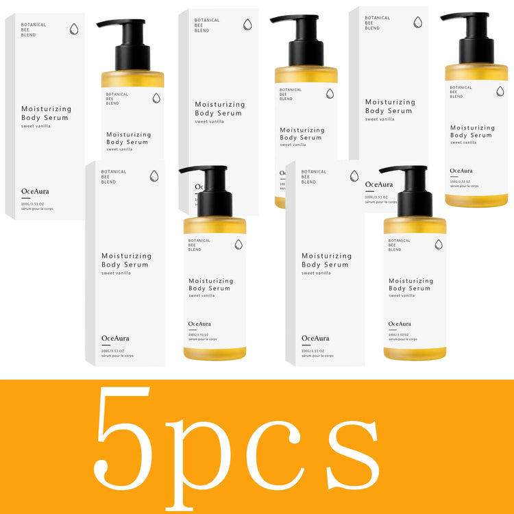 OceAura Botanical Bee Blend Sweet Vanilla Moisturizing Body Serum Long Lasting Hydrating Non Sticky Smooth Dry Skin Nourishing Khamik Shop Online