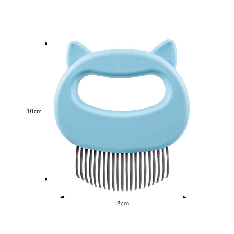 Pet Massage Brush Pet Grooming Massage Tool To Remove Loose Hairs Teal Simba