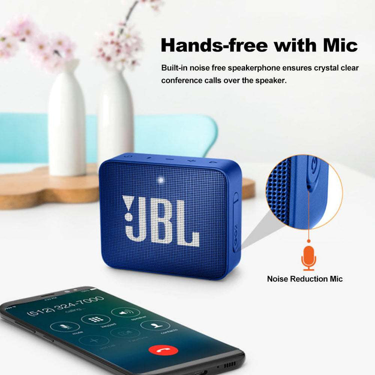 JBL GO 2 Wireless Bluetooth Speaker IPX7 Waterproof With Mic – Audio Accessory Teal Simba