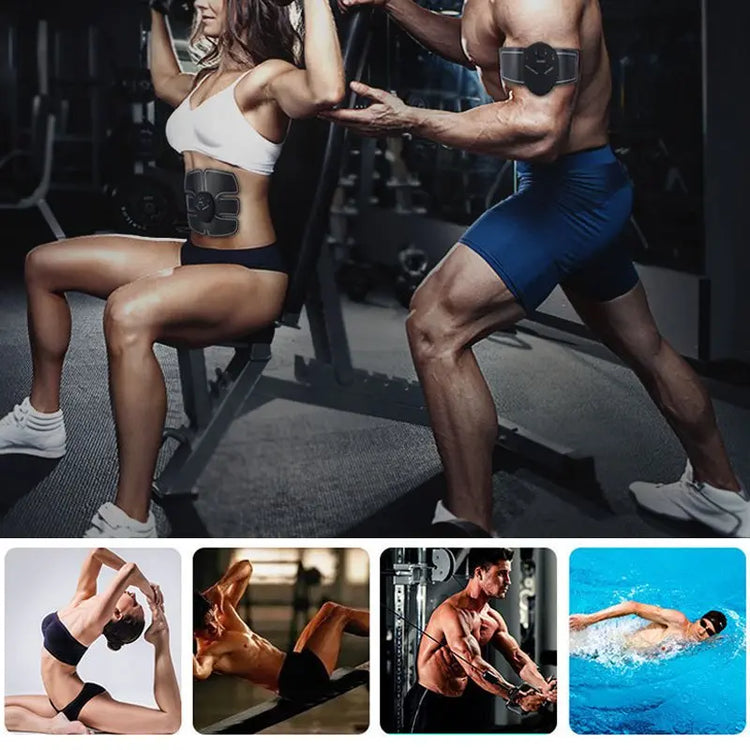 Electric Abdominal Muscle Trainer Fuchsia Molly