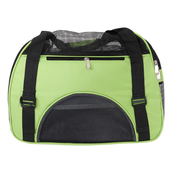 Hollow-out Portable Breathable Waterproof Pet Handbag Teal Simba