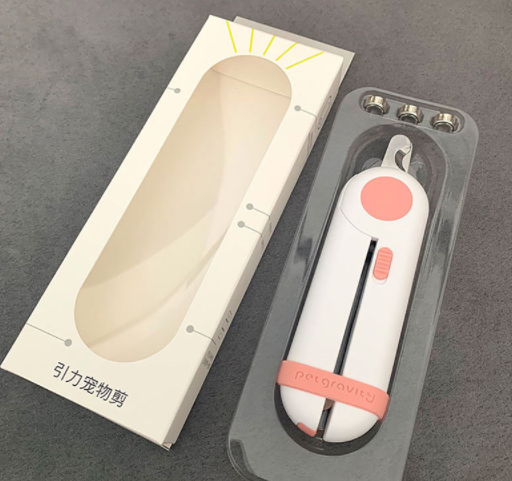 Pet Nail Scissors LED Cat Nail Clipper Trimmer Lilac Milo
