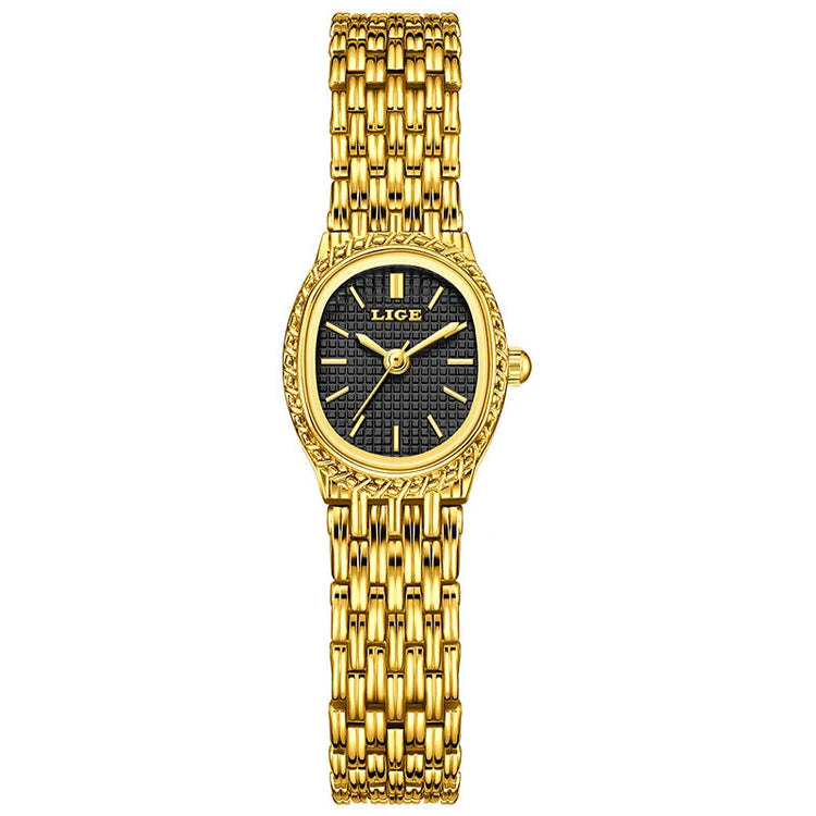 LIGE Fashion Luxury Quartz Woman Watch Elegant Classic Simple Dial Waterproof Stainless Ladies Watches for Women Reloj Mujer+Box Khamik Shop Online
