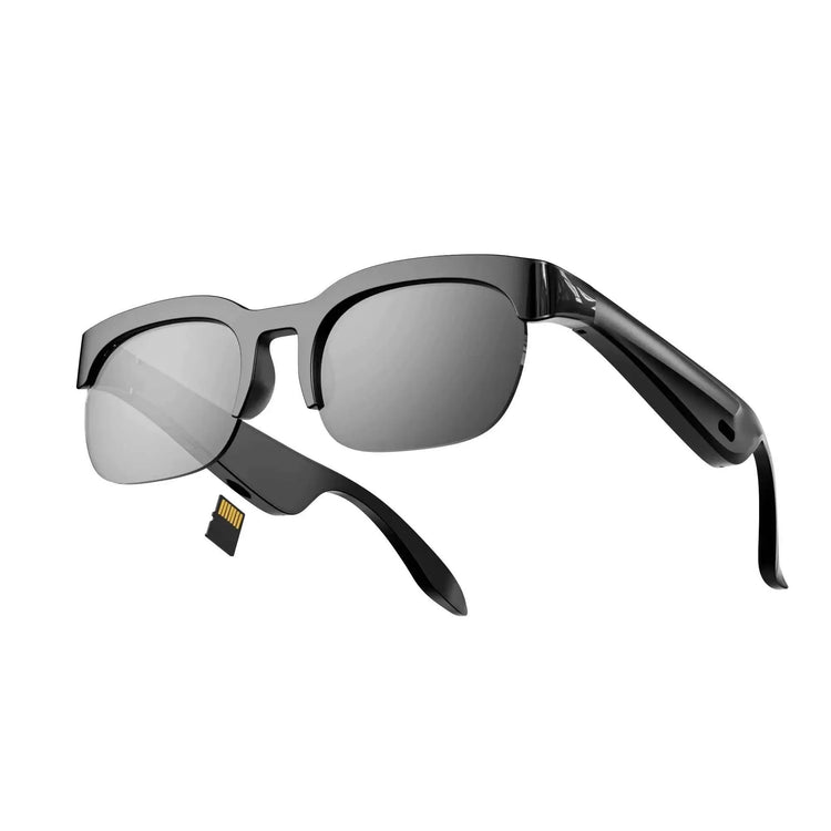 Lenovo HOT BT Audio Bone-Conduction Smart Glasses 150+ Language Real-Time Translation Music Glasses for Men Women Sports Running Khamik Shop Online