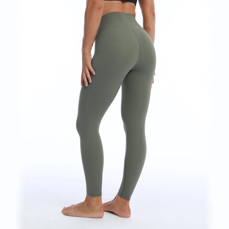 Nepoagym 28 Inch Inseam RHYTHM Women Workout Leggings Full Length No Front Seam Buttery Soft Yoga Pants Gym Tights Khamik Shop Online
