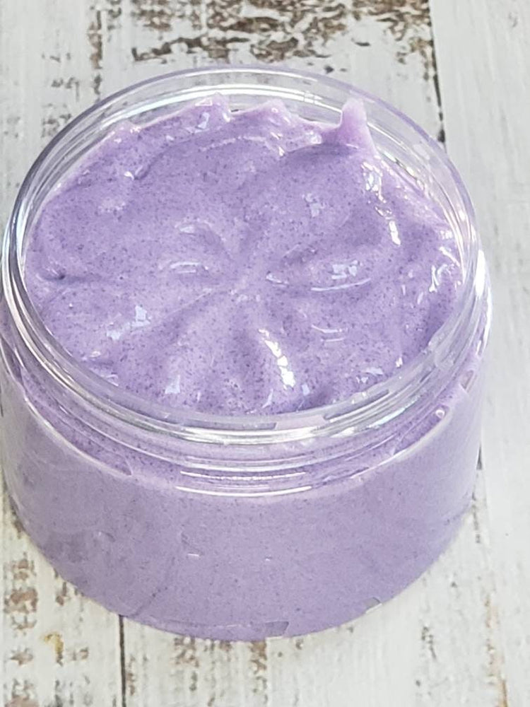 JAZ Body Essentials Black Amethyst Whipped Soap with Exfoliant Coffee Iolaus