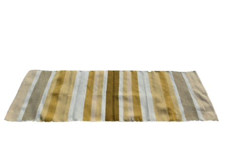 Handwoven cotton Floor Yoga Meditation Prayer Rug Alabaster