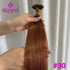 Nano Ring Hair Extensions Human Hair 100 Strands Remy European Straight Hair Natural Blonde Invisible Reusable Khamik Shop Online