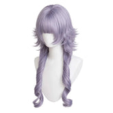 Lavender Purple High Level Comes with Anti Stiff Jellyfish Head and bangs Daily Top Synthetic Full Head Set Khamik Shop Online
