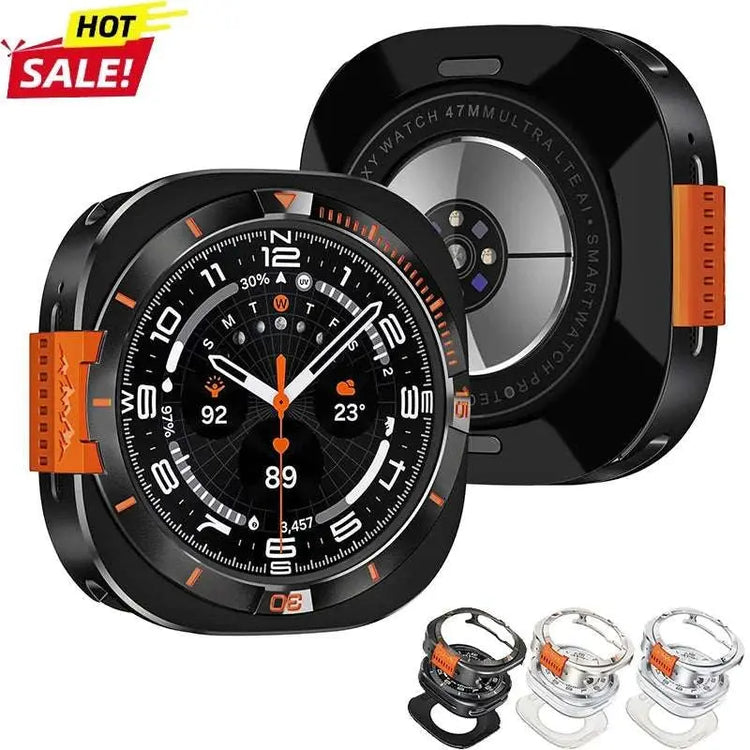 Metal Alloy Protective Case for Samsung Galaxy Watch Ultra 2025 47mm Hard Bumper Cover for Galaxy Watch 7 Ultra 47mm Accessories Khamik Shop Online