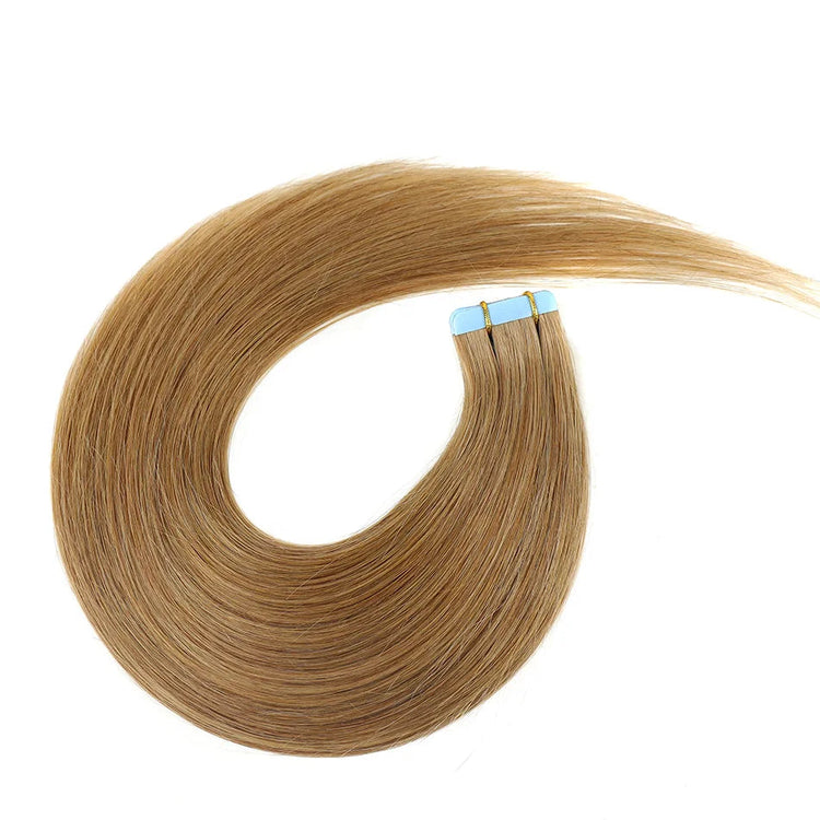 BHF Tape In Hair Extensions Human Hair 20pcs/Pack European Remy Straight Invisible Tape Ins Adhensive 100% Human Hair For Salon Khamik Shop Online