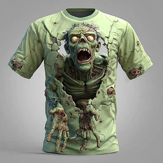 Fun Skull Zombie Horror Patte 3DPatte Sport Quickdry Breatha Men&
