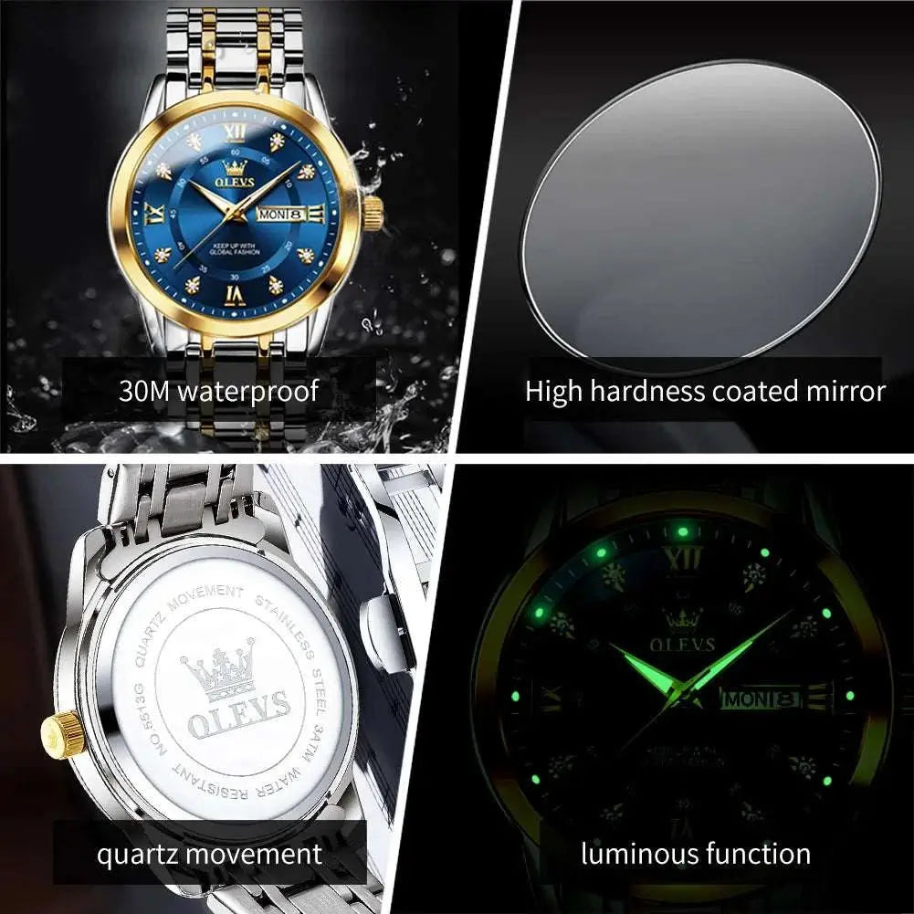OLEVS Brand Fashion men&