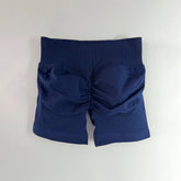 AURA SHARK Shorts 4.5" Women Fitness Sports Biker Shorts Low Ribbed Band Gym Workout Scrunch Butt Yoga Seamless Leggings Khamik Shop Online