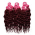 FREEDOM Synthetic Curly Braiding Hair Extensions 24 Inch/60 cm Long Deep Wavy Twist Crochet Braids Hair Ombre Brown Rainbow Hair Khamik Shop Online