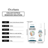 OCEAURA 100ml Foot Cuticles Remover Solution No Tools Required Gentle Non-irritating Removes Foot Cuticles Callus Restore Smooth Khamik Shop Online