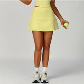 Women Yoga Shorts Summer Slim Short Skirts Ultra Short Mini Skirts Gym Workout Running Fitness Tennis Anti-Light Sports Skirts Khamik Shop Online