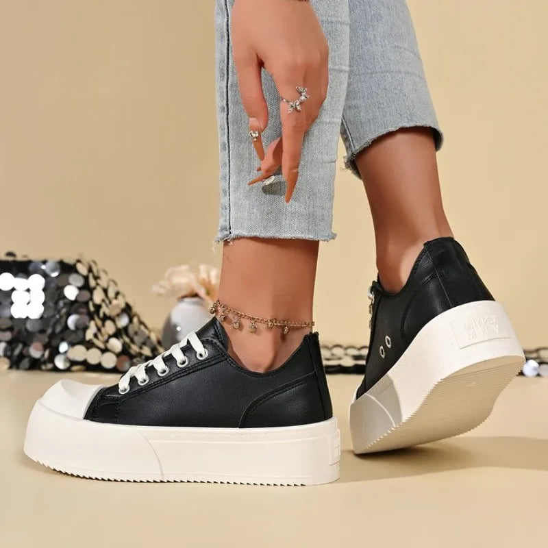 2026 Couple Platform Shoes Luxury Designer High-top Board Shoe Comfortable Low-top Breathable Casual Sneakers Кроссовки Мужские Khamik Shop Online