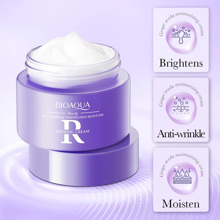 BIOAQUA Retinol Skin Care Sets Moisturizing Hydrating Face Cream Anti-Aging Wrinkle Dark Circles Eye Cream Travel Size Skin Care Khamik Shop Online