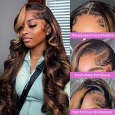 P1B/30 Wig 100% Human Hair Glueless Wigs Human Hair 9x6 Lace Front Wig Body Wave For Women Lace with Baby Hair for Black Women Khamik Shop Online